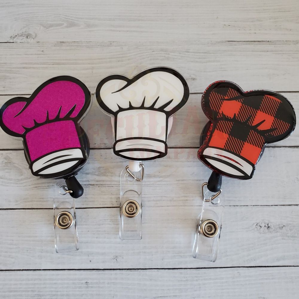 Chefs Hat Badge Reel, sous chef, kitchen, restaurant workers...