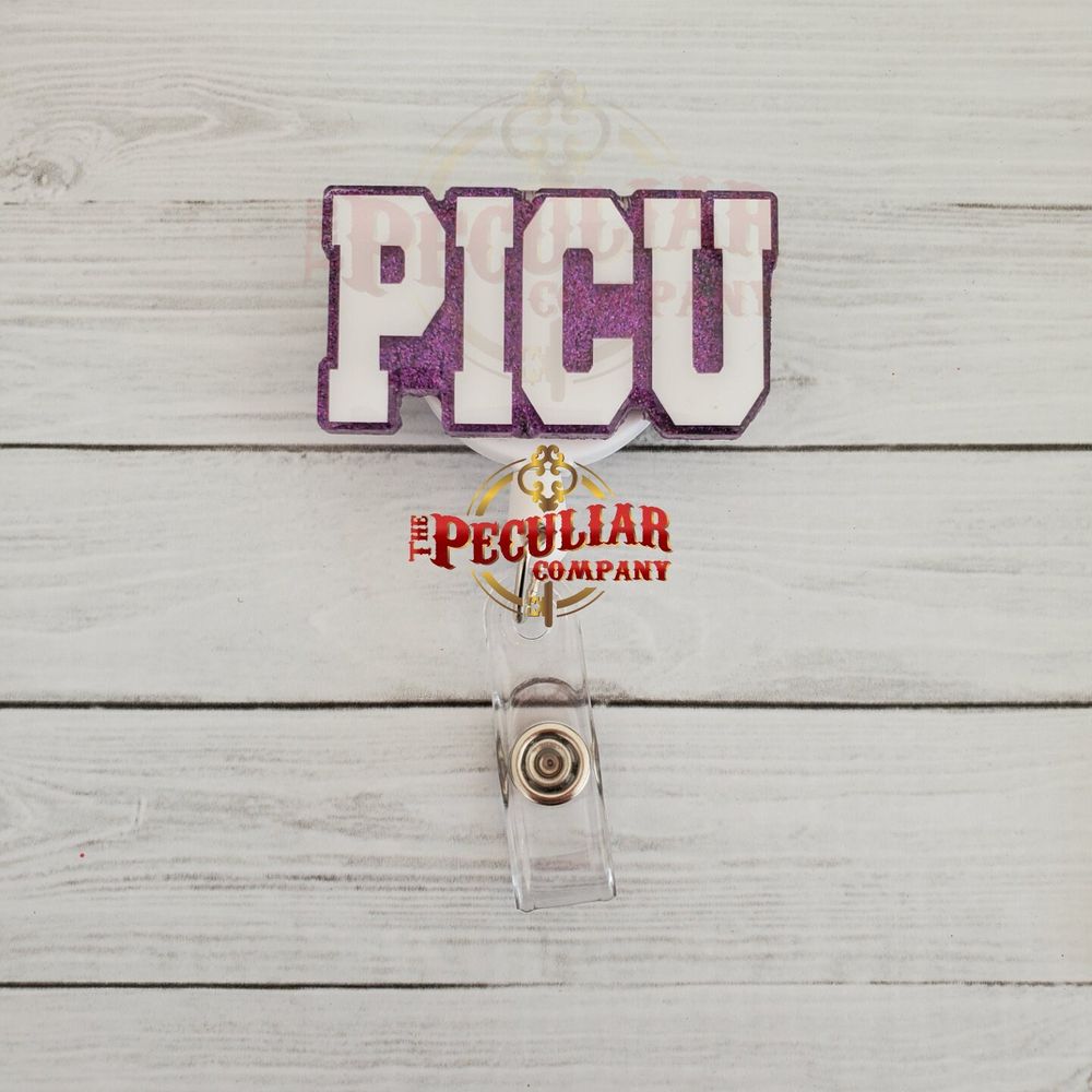 PICU Badge Reel, Pediatrics, Peds, Pediatric Intensive Care ...