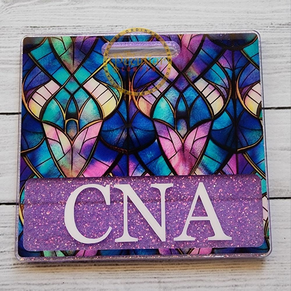 Stained Glass Church Window Badge Buddy (Variety of Sizes)