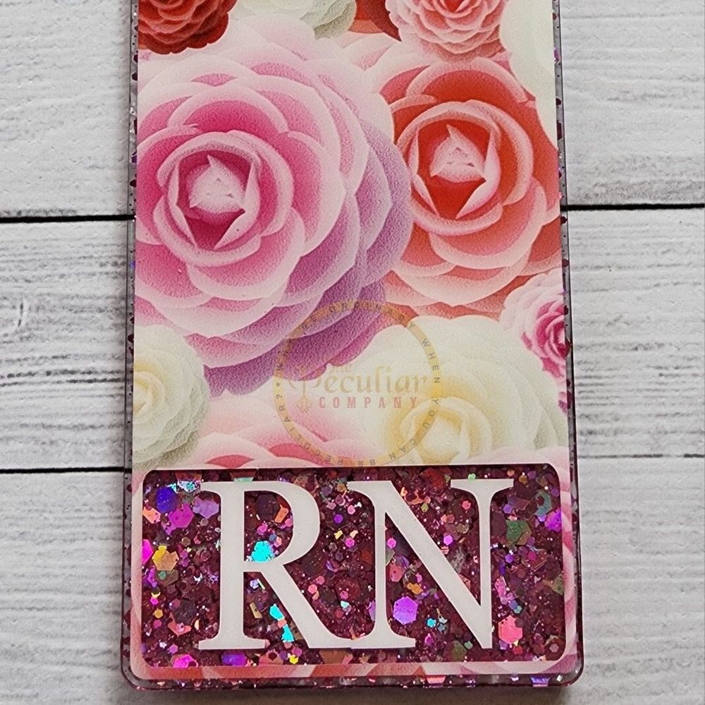 Paper Roses Badge Buddy (Variety of Sizes), Badge backer, cu...