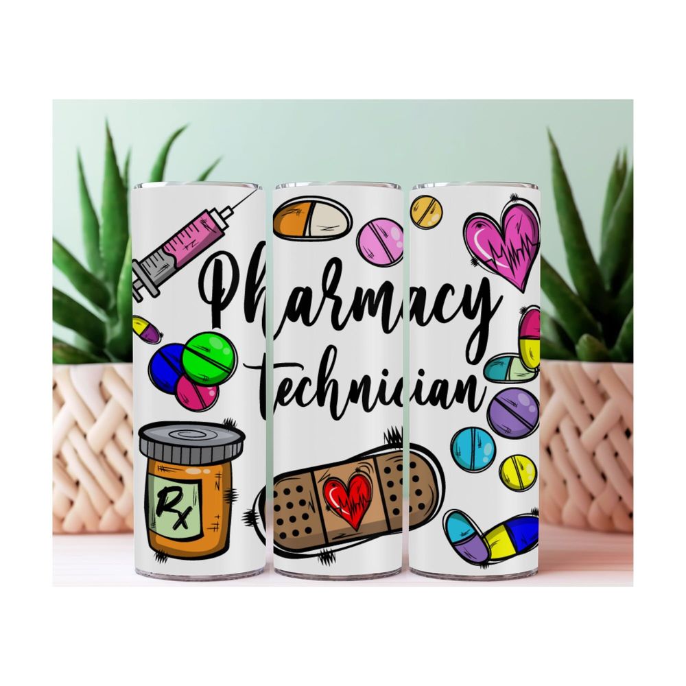 Pharmacy Technician 20 oz Tumbler, Pharmacy Tech, Pharmacy, ...
