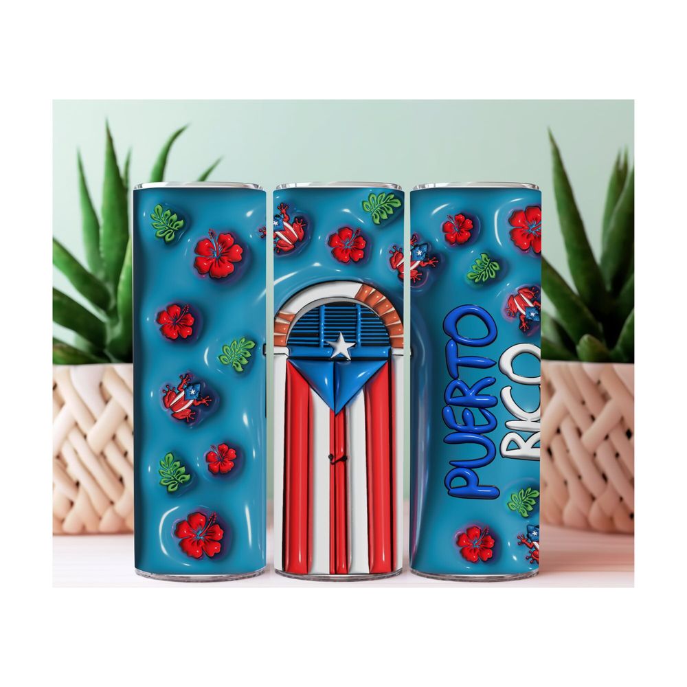 La Puerta De La Bandera 20 oz. Tumbler with Lid and Straw, P...