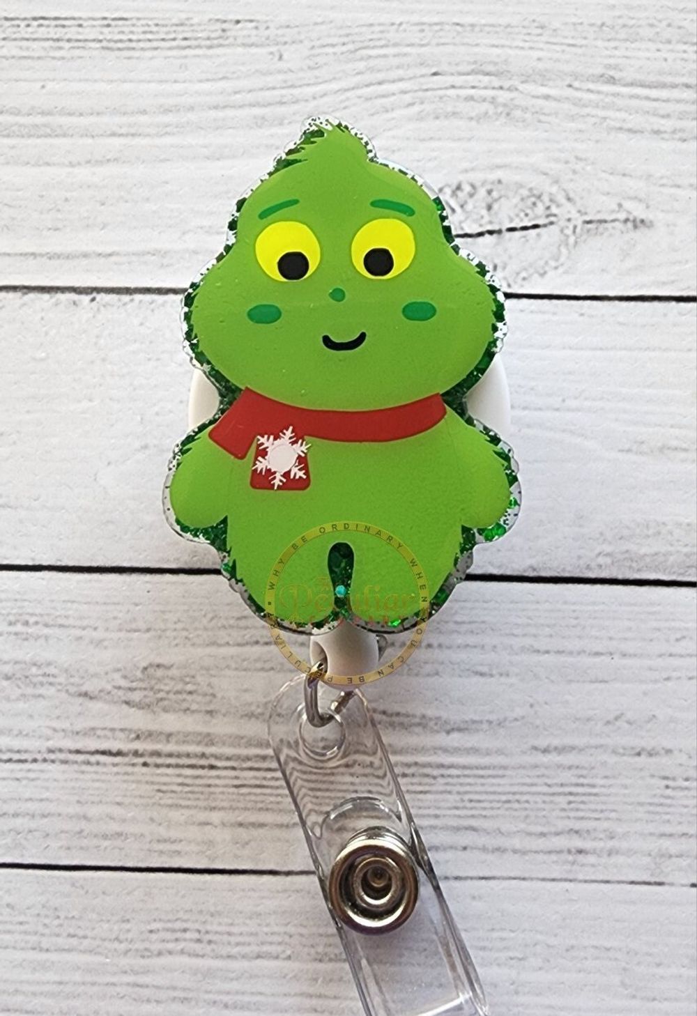 Holiday Furry Monster Badge Reel