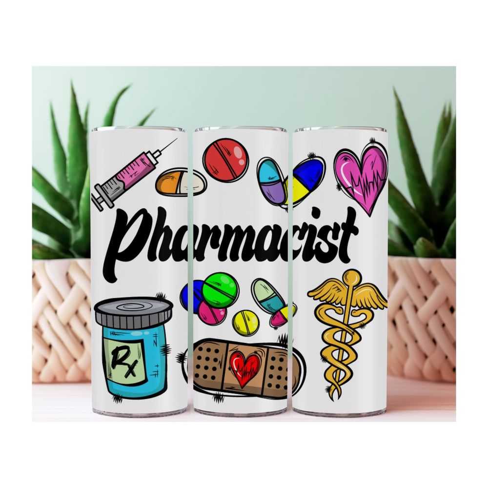 Pharmacist 20 oz Tumbler Pharmacy Design, Pharmacist gifts, ...