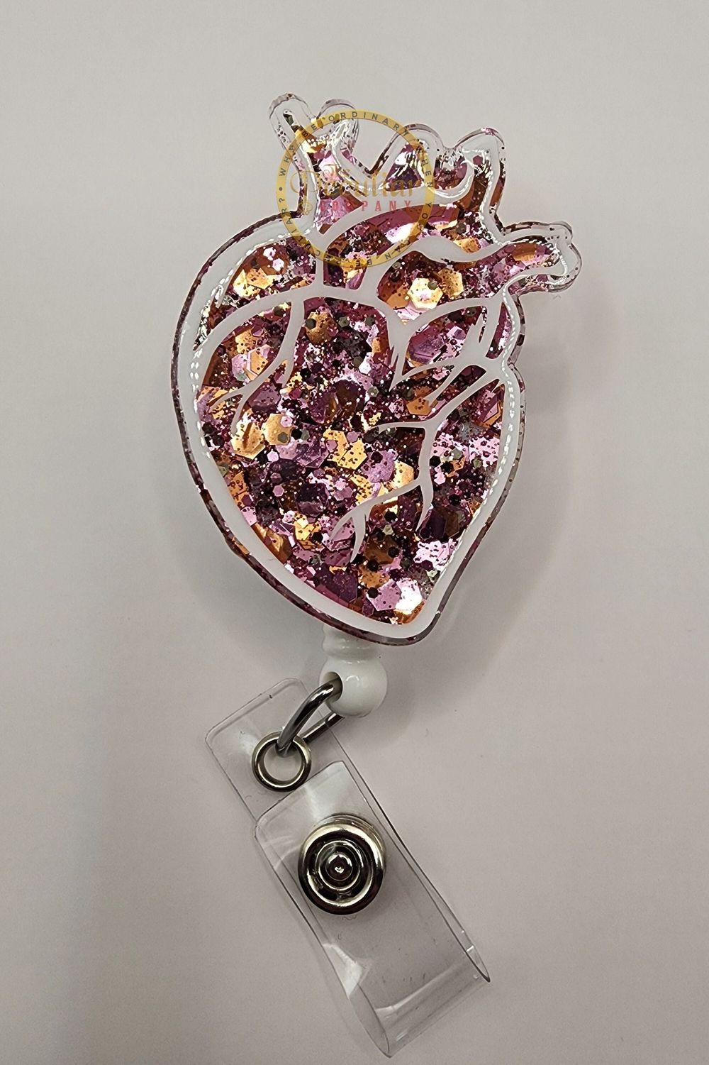 Anatomical Heart Badge Reel, Cardiology, Cardiologists, Hear...