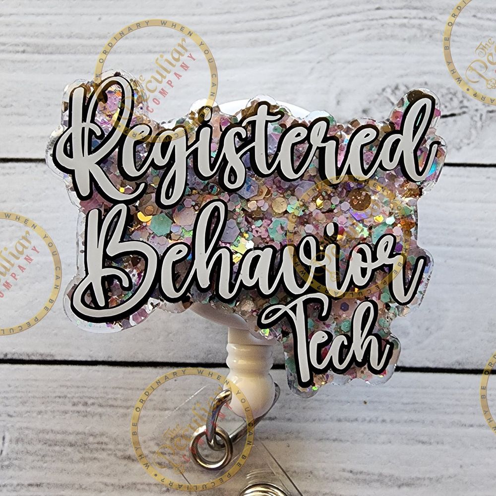 Registered Behavior Tech Badge Reel, RBT, BHT, Behavioral he...