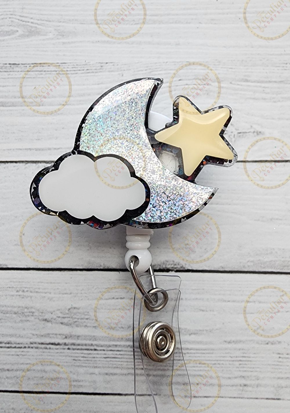 Star Cloud Moon Badge Reel, Pediatrics, Sleep Medicine badge...