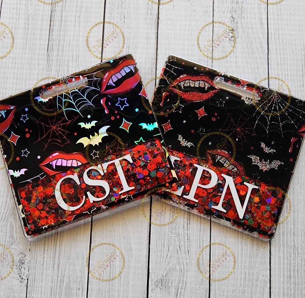 Vamped Badge Buddy (Variety of Sizes), Halloween badge buddy...