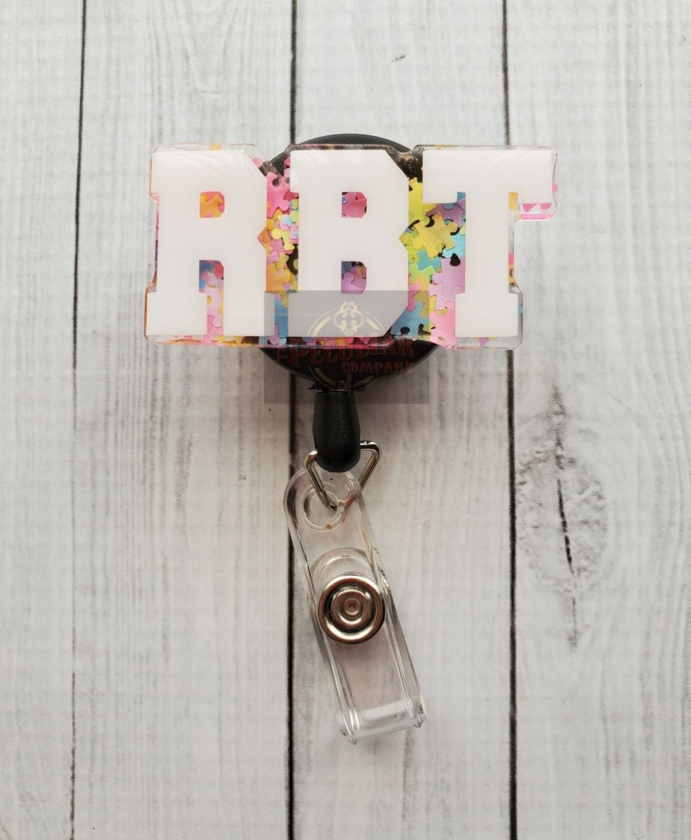 RBT (Registered Behavior Technician), Badge holder, Badge Re...