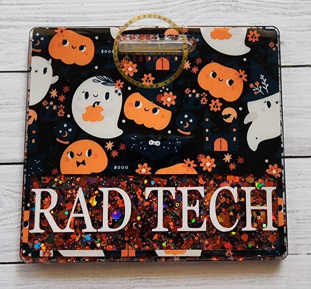 Halloween Party Badge Buddy, Seasonal badge buddy, badge bac...