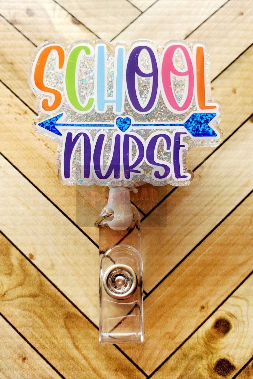 School Nurse Badge Reel
