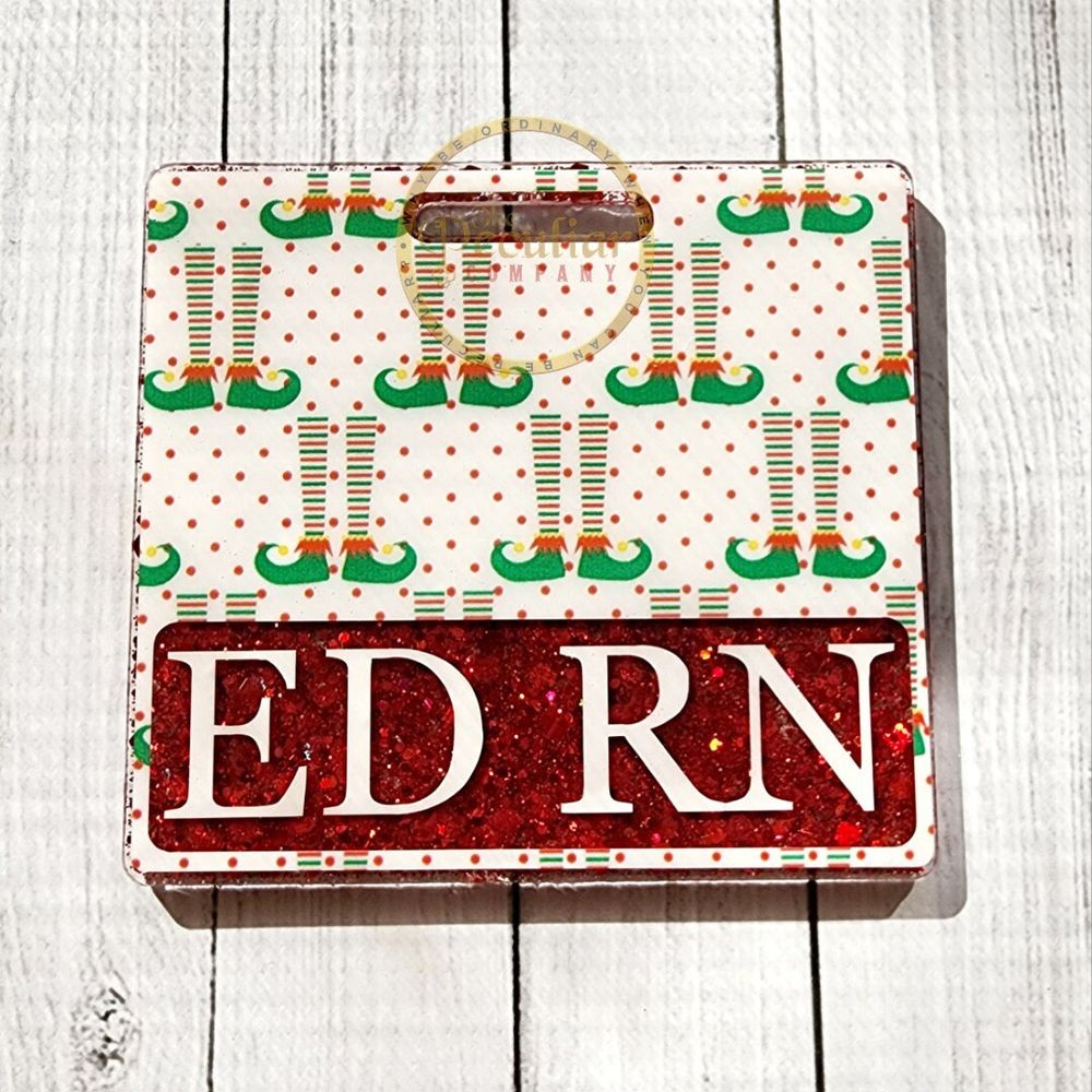 Christmas Elf Badge Buddy (Variety of Sizes), Xmas badge bud...