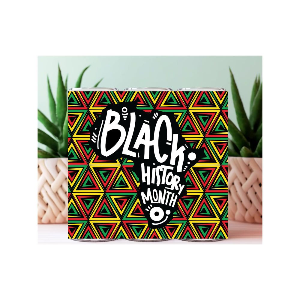 Black History Month 20 oz Tumbler, African American, Africa,...