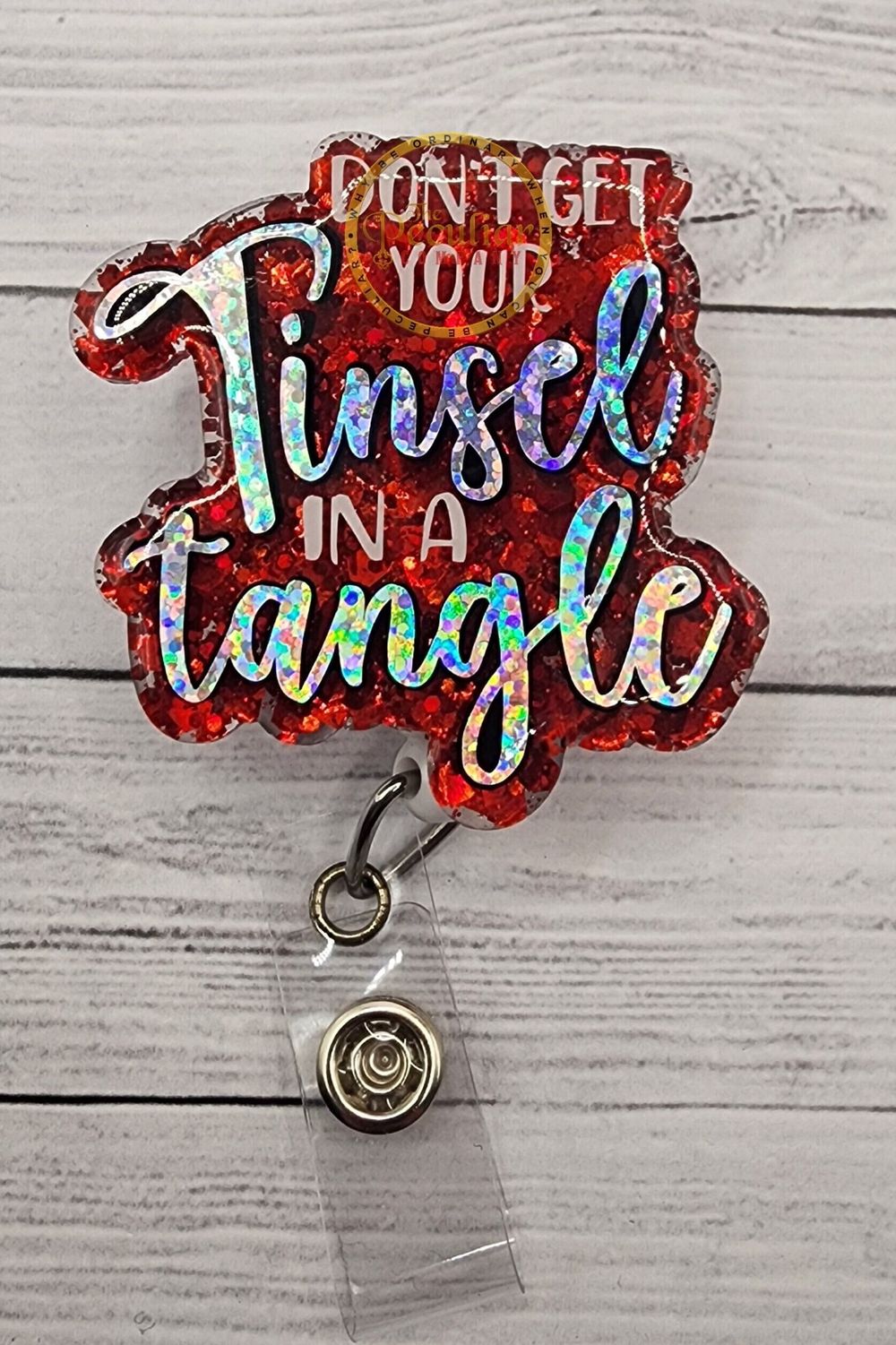 Don't Get Your Tinsel in a Tangle Badge Reel, Christmas time...