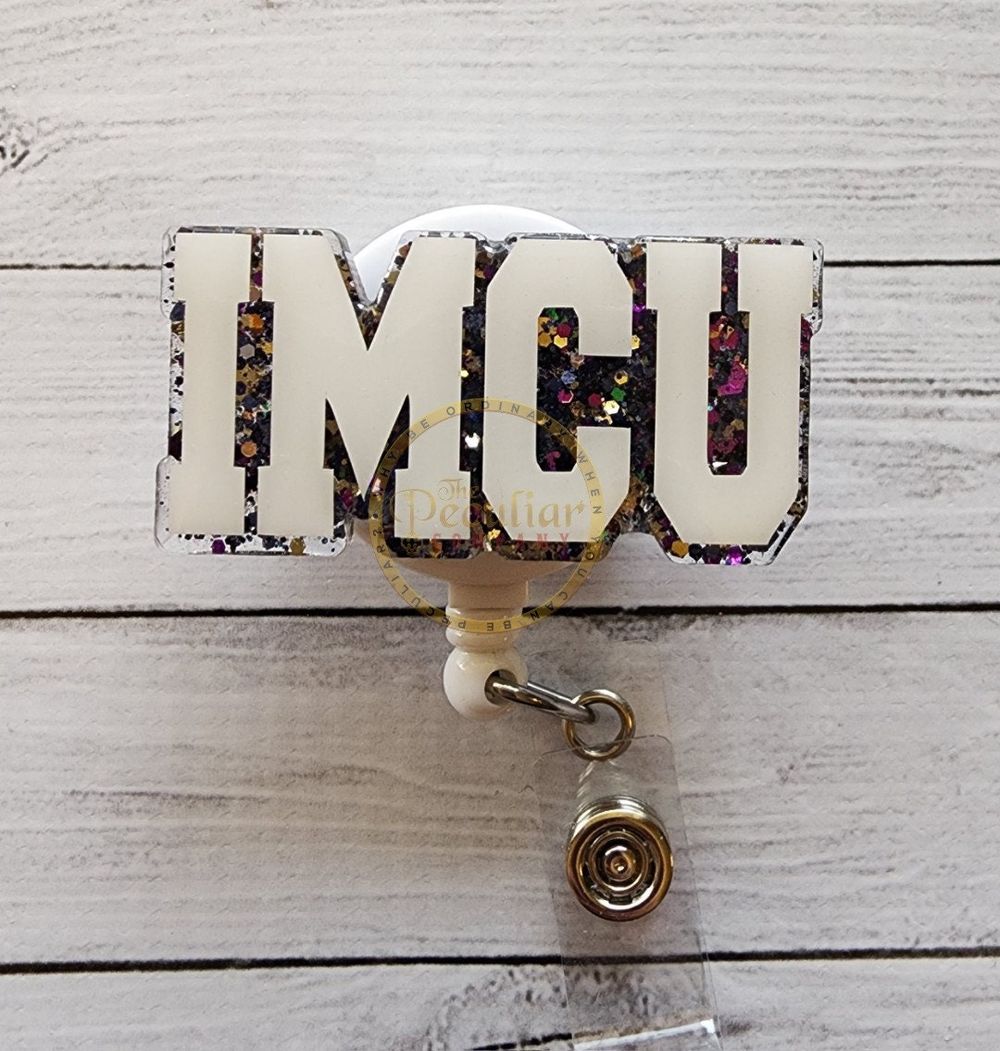 IMCU (Intermediate Care Unit)  Badge Reel, RN ,Nurse, Health...